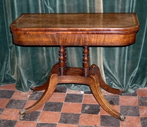 Regency Period Mahogany Tea Table